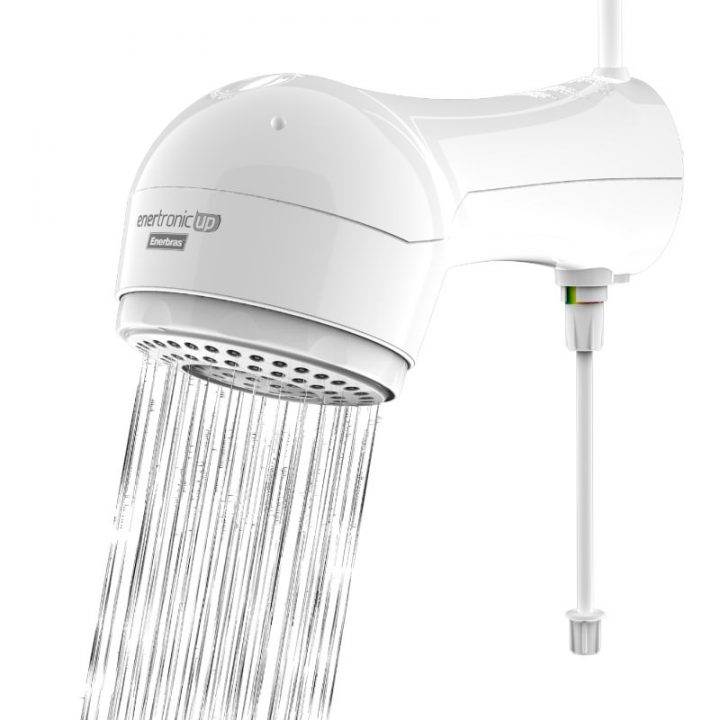 Enerbras Enertronic Instant Shower head with water running