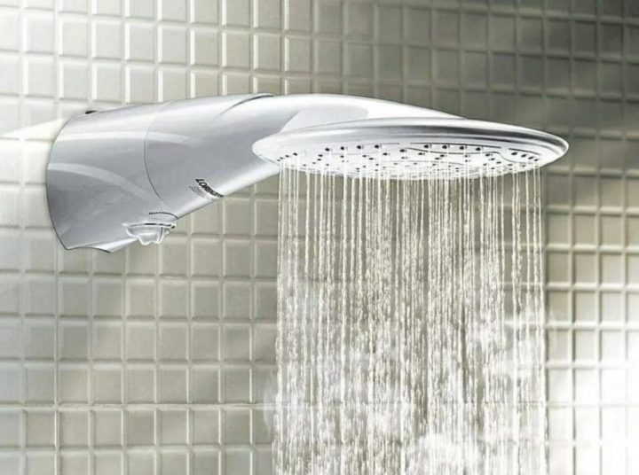 Lorenzetti Advanced Multi instant showerhead with water running Torra Electrical Kenya