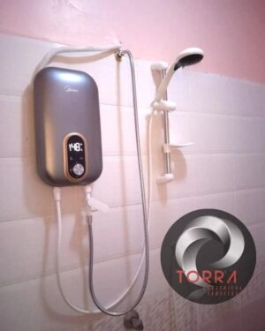 Midea instant water heater DSK45EU5 with digital display tankless bathroom instant shower for salty water