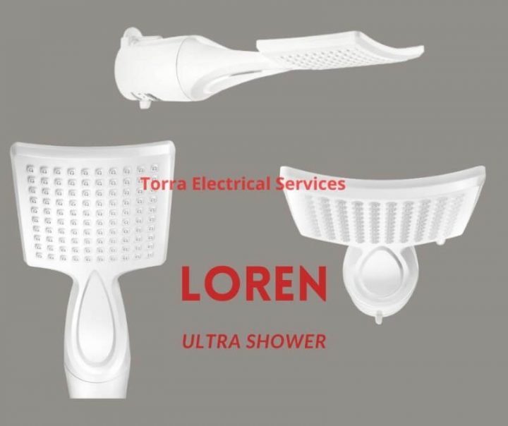 Lorenzetti Loren shower ultra showerhead different angles Torra Electricals Kenya